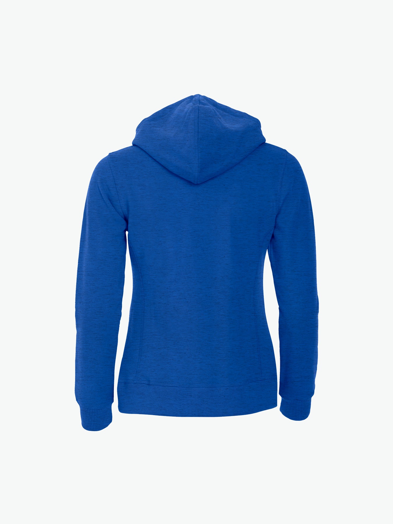 Clique Classic Hoody Full Zip Women - Blauwmelange Hoodie Women Clique