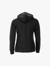 Clique Classic Hoody Full Zip Women - Zwart Vest Dames Clique