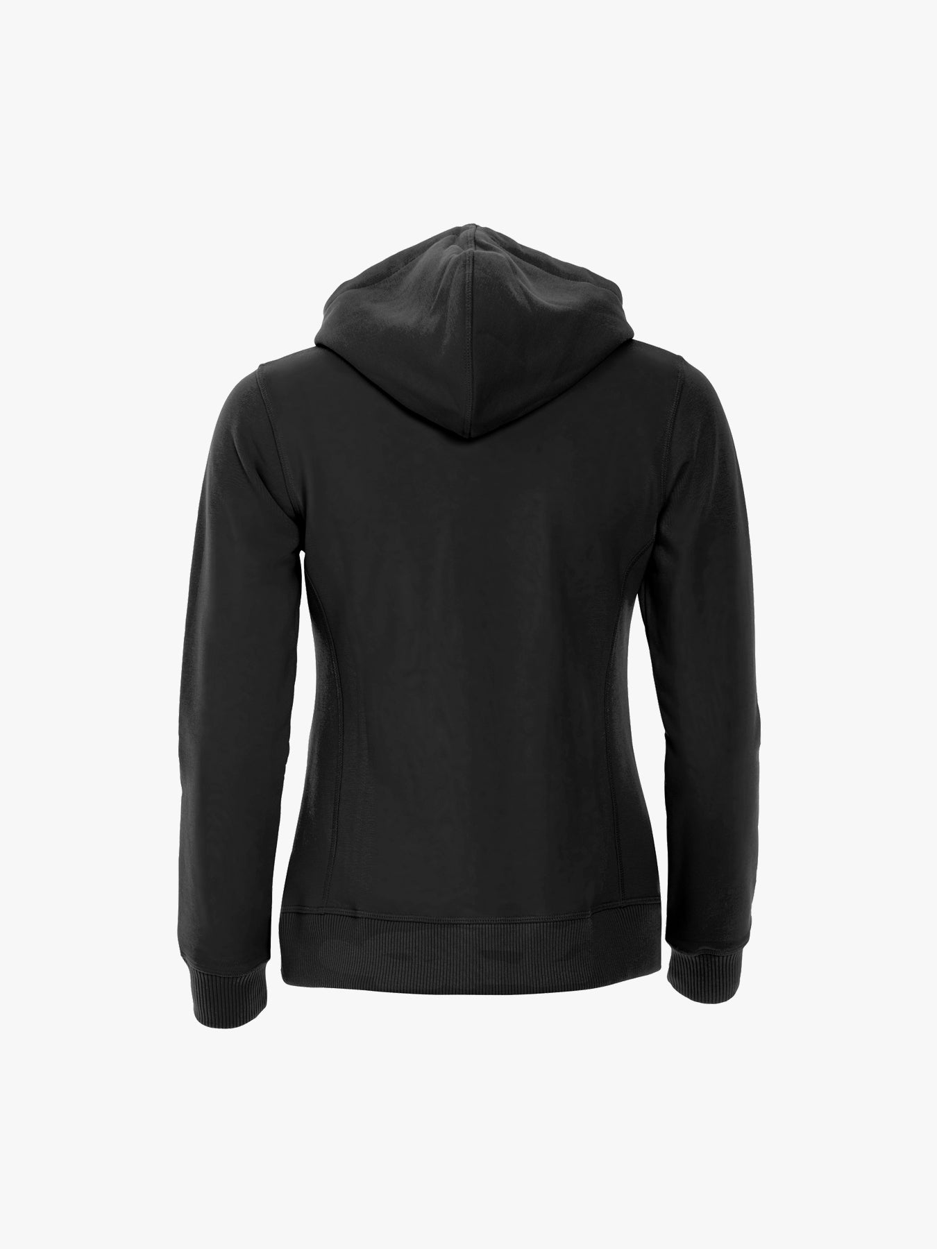 Clique Classic Hoody Full Zip Women - Zwart Vest Dames Clique
