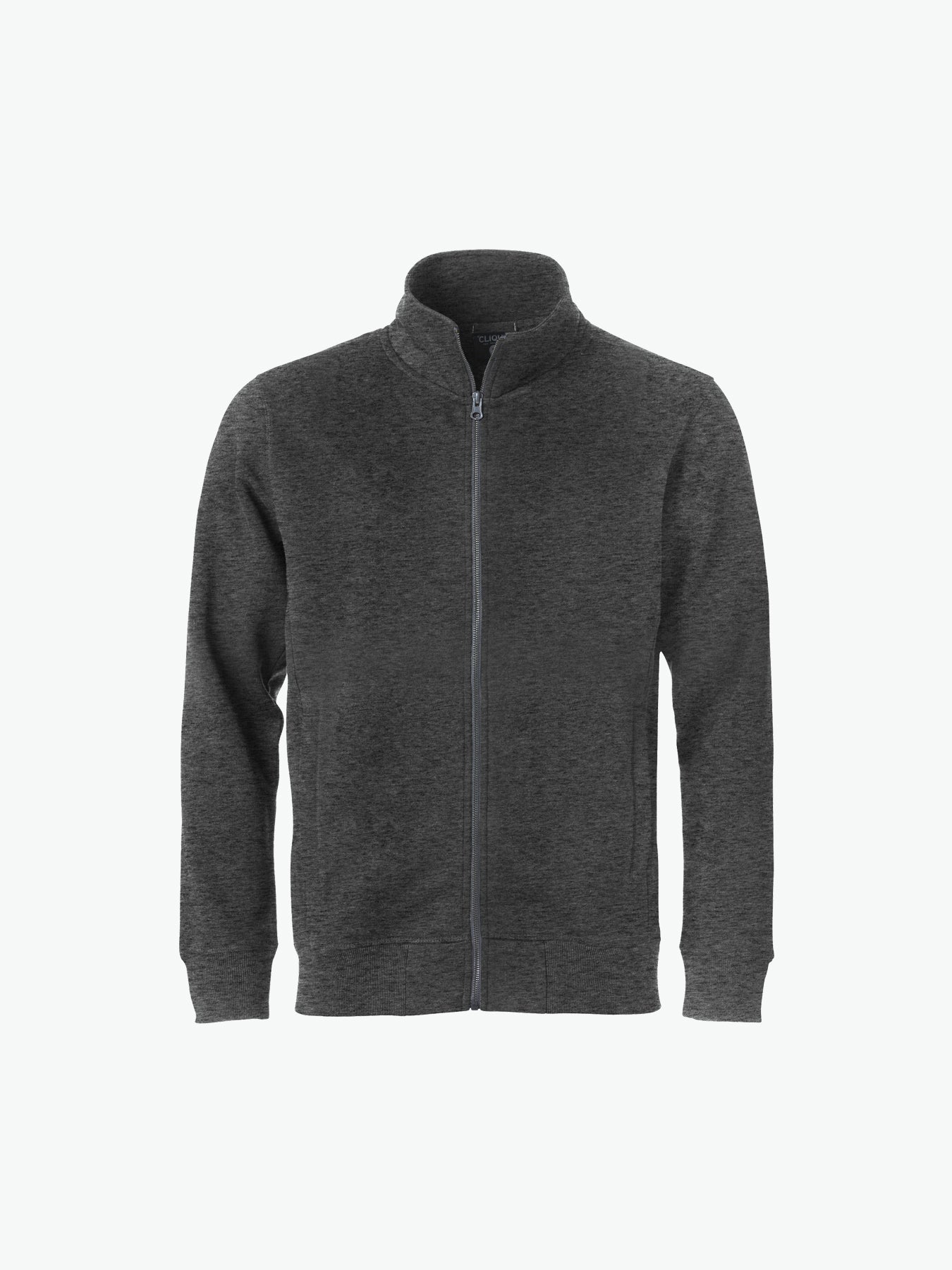 Clique Classic Cardigan - Antraciet Melange Vest Clique XS