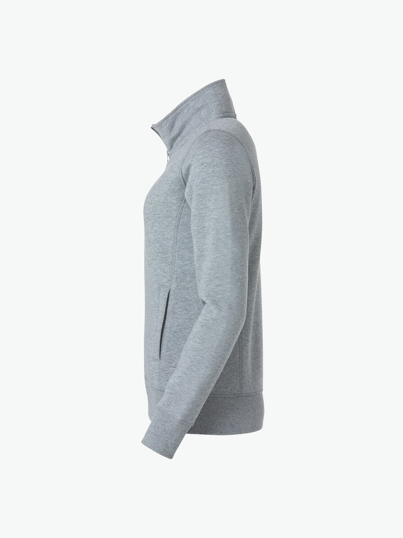 Clique Classic Cardigan Women - Grijsmelange Vest Dames Clique