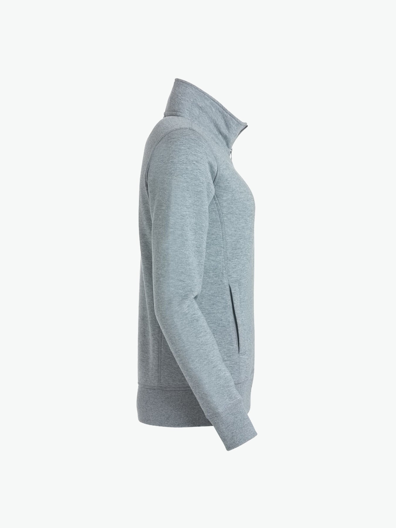 Clique Classic Cardigan Women - Grijsmelange Vest Dames Clique