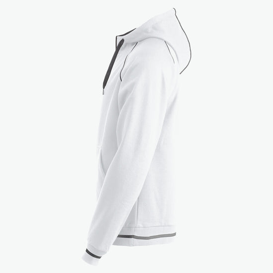 Clique Gerry Hooded Jack - Wit Hoodie Vest Clique