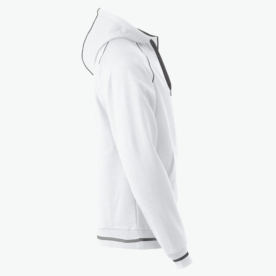 Clique Gerry Hooded Jack - Wit Hoodie Vest Clique