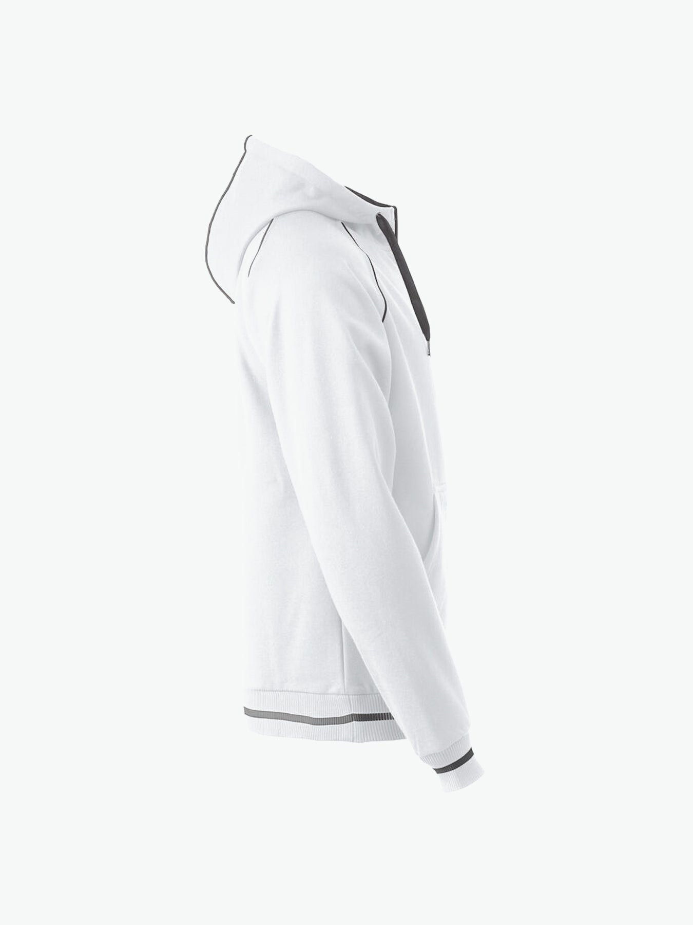 Clique Gerry Hooded Jack - Wit Hoodie Vest Clique