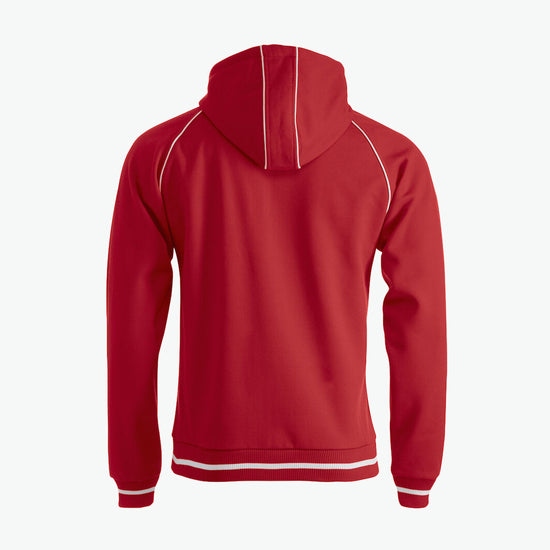 Clique Gerry Hooded Jack - Rood Hoodie Vest Clique