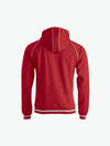 Clique Gerry Hooded Jack - Rood Hoodie Vest Clique