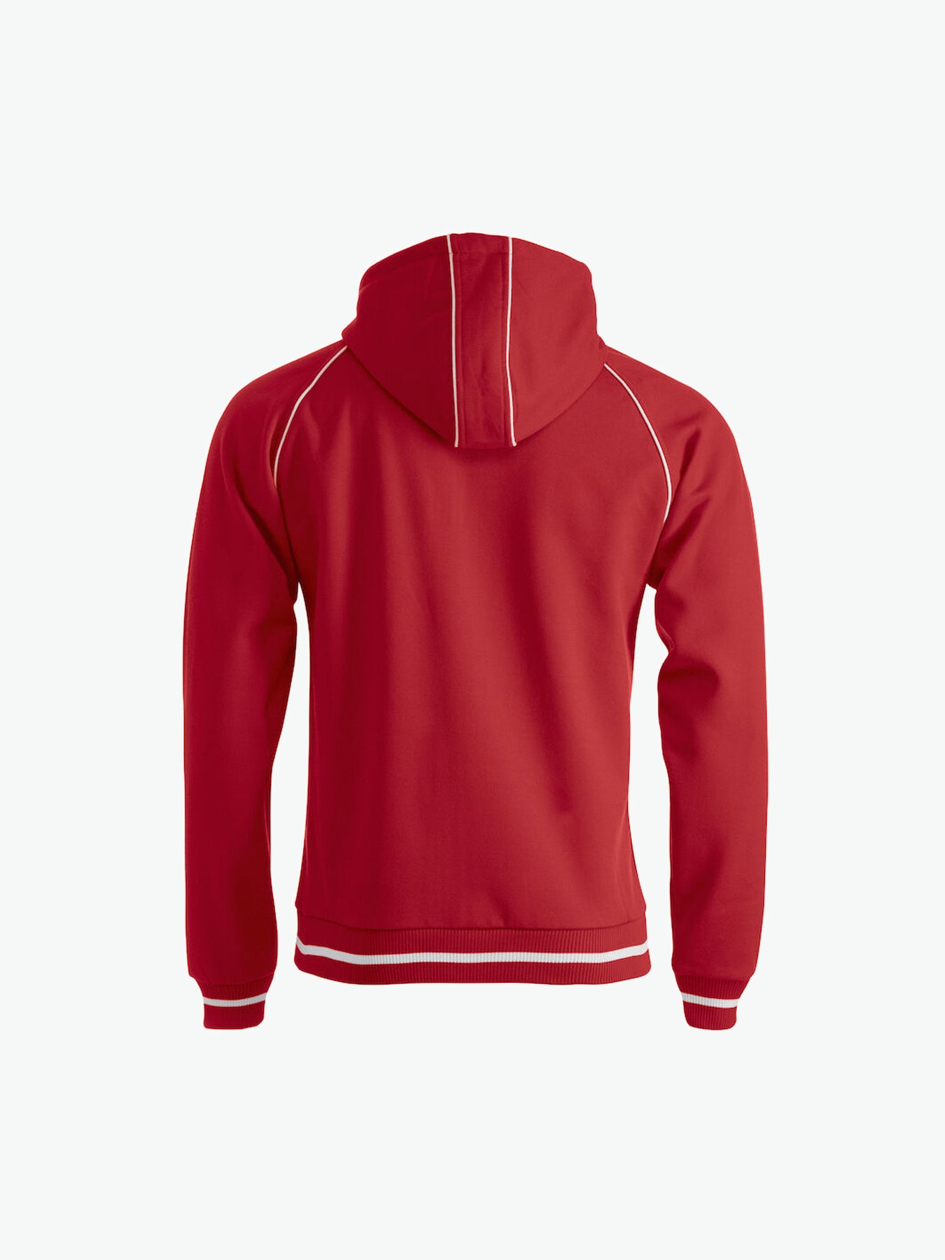Clique Gerry Hooded Jack - Rood Hoodie Vest Clique