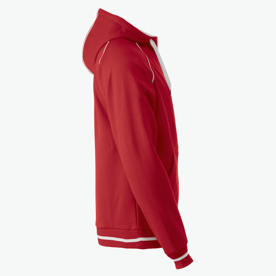 Clique Gerry Hooded Jack - Rood Hoodie Vest Clique