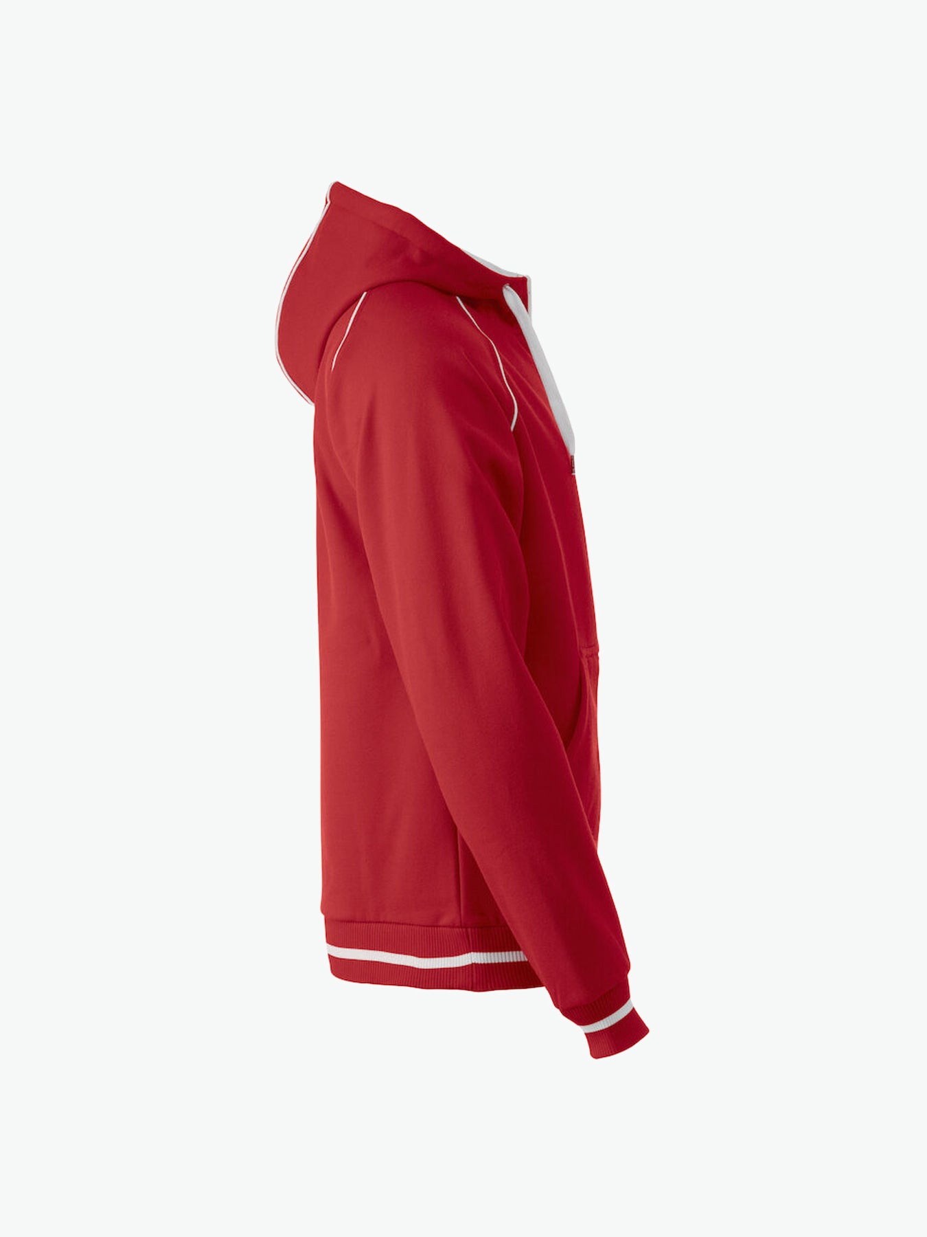 Clique Gerry Hooded Jack - Rood Hoodie Vest Clique