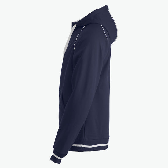 Clique Gerry Hooded Jack - Dark Navy Hoodie Vest Clique