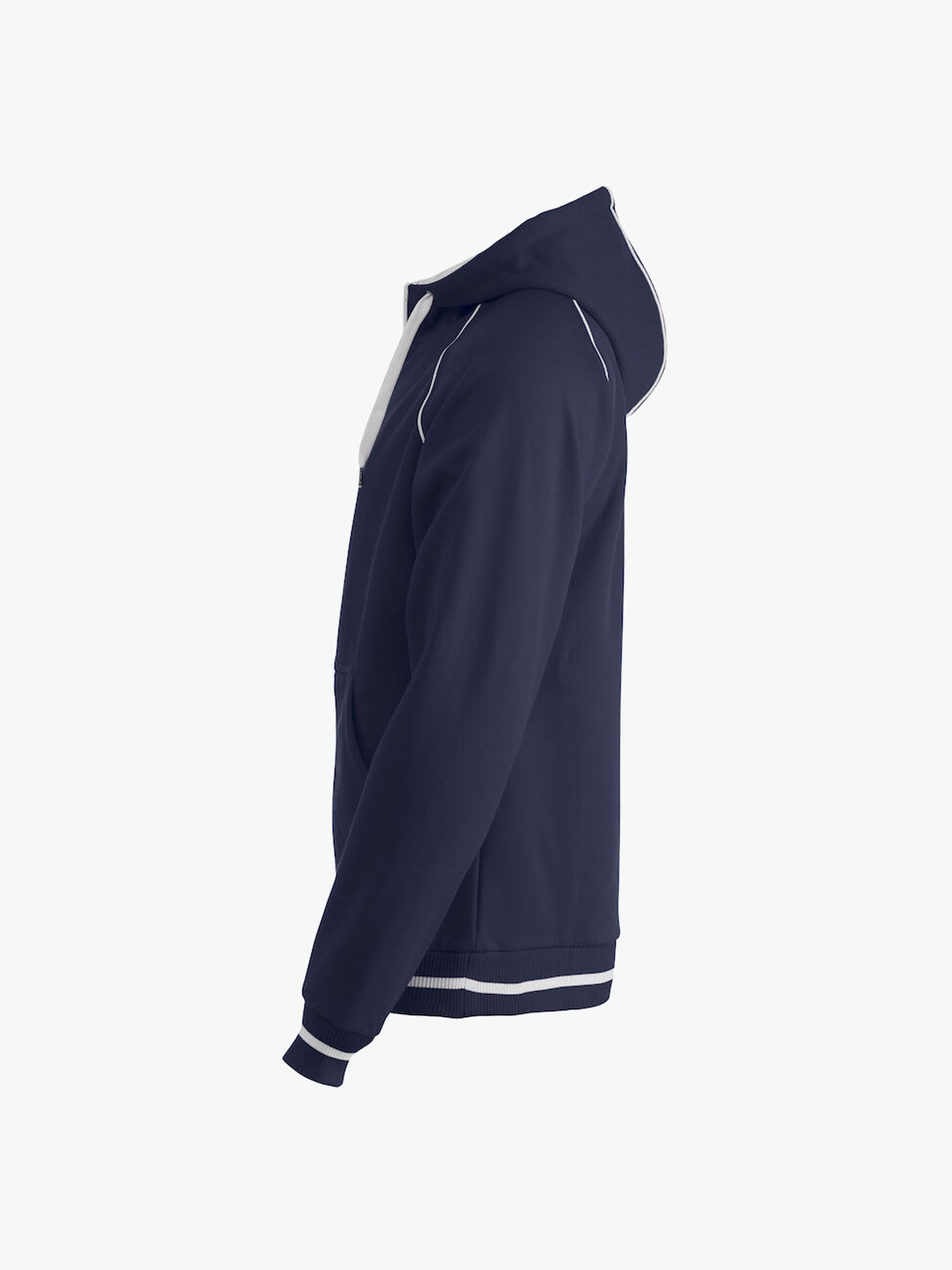 Clique Gerry Hooded Jack - Dark Navy Hoodie Vest Clique
