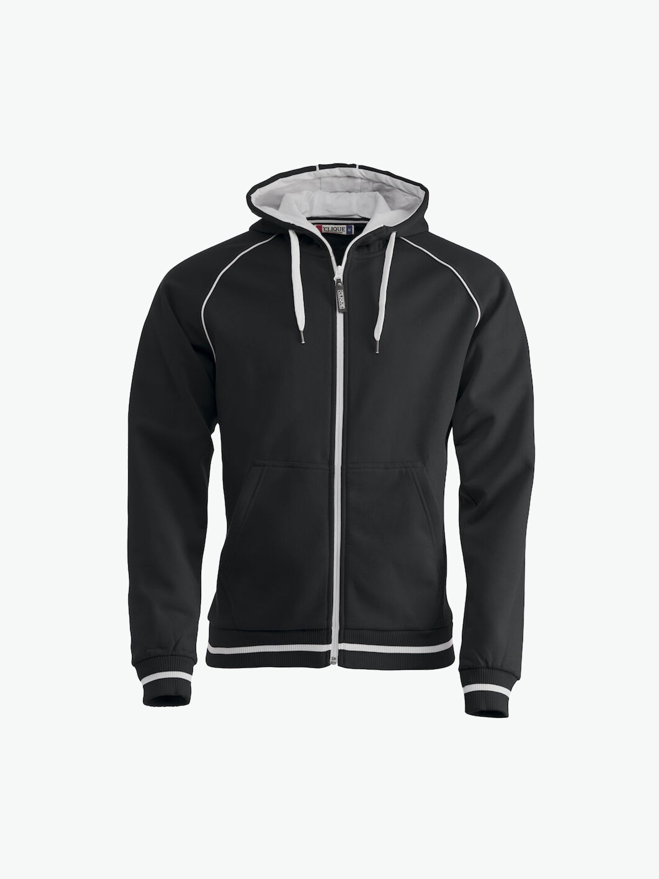 Clique Gerry Hooded Jack - Zwart Hoodie Vest Clique XS