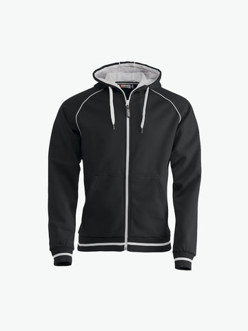 Clique Gerry Hooded Jack - Zwart Hoodie Vest Clique XS