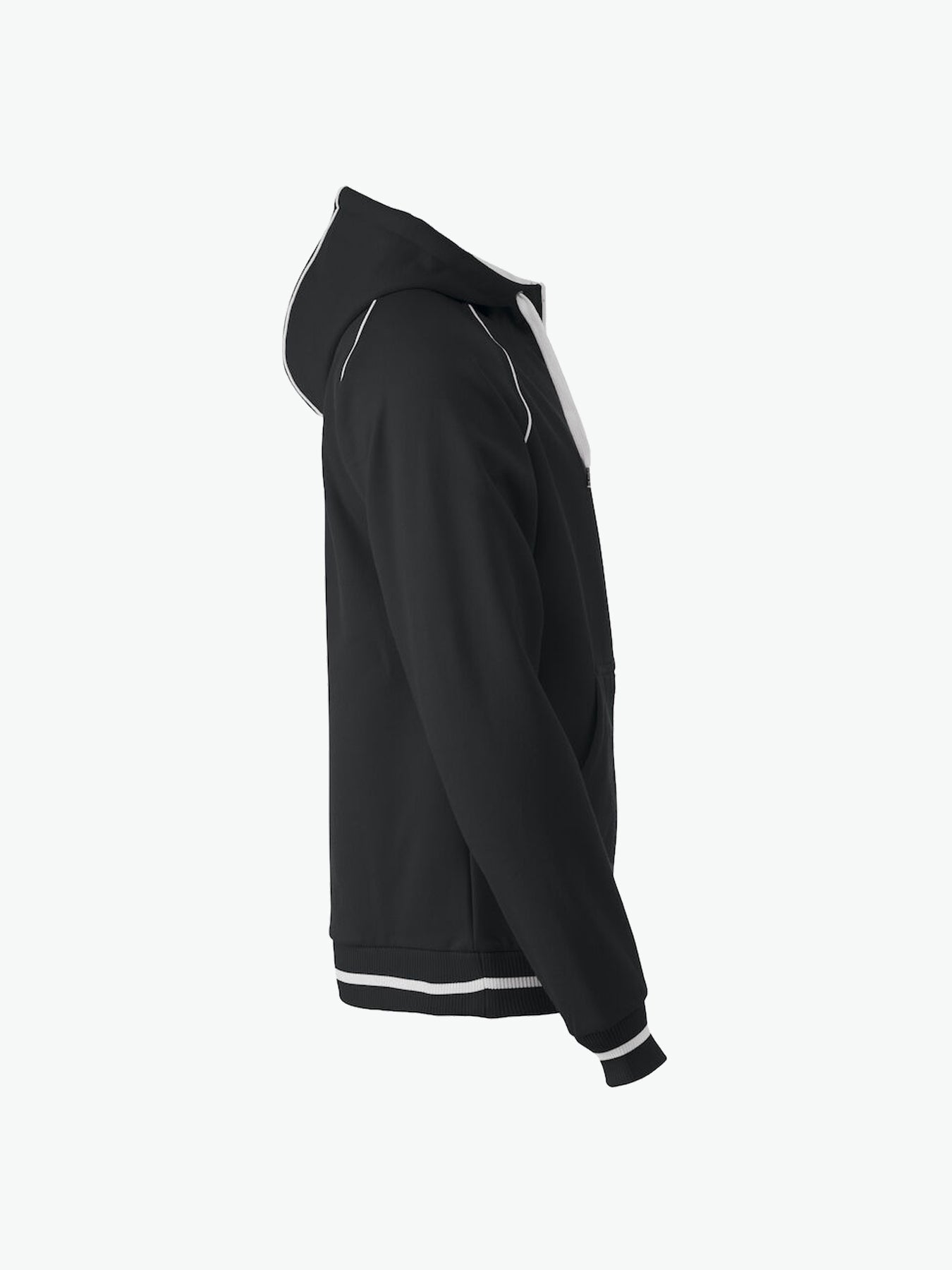 Clique Gerry Hooded Jack - Zwart Hoodie Vest Clique