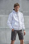 Clique Gerry Hooded Jack - Rood Hoodie Vest Clique
