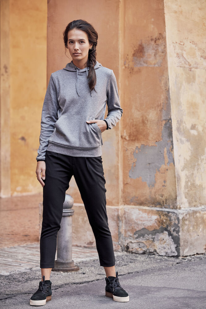 Clique Oakdale Hoody Women - Grijsmelange Hoodie Women Clique