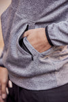 Clique Oakdale Hoody Women - Grijsmelange Hoodie Women Clique