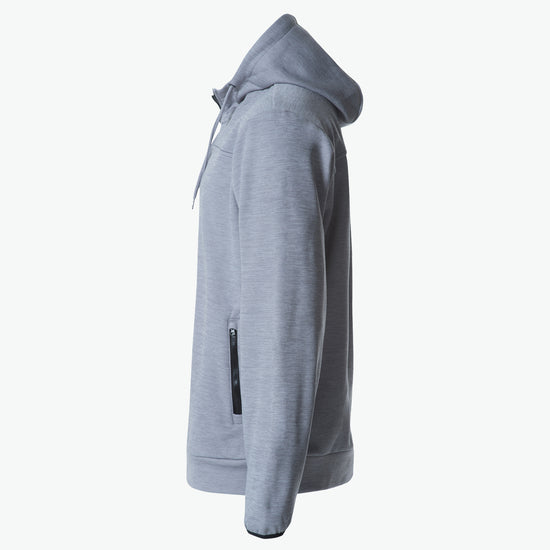 Clique Ottawa Jack - Ash Hoodie Vest Clique