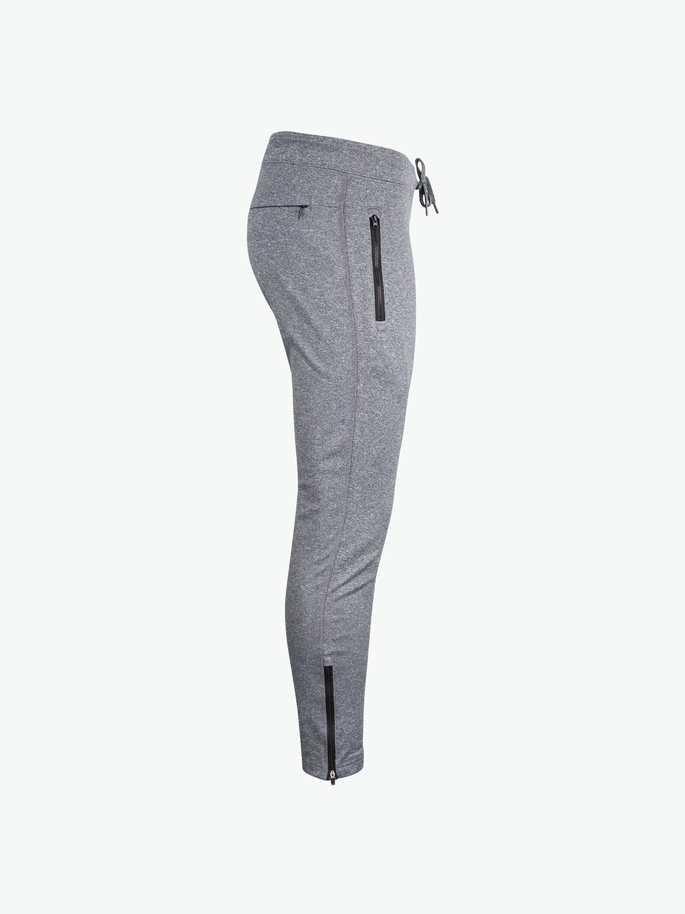 Clique Odessa Pants - Grijsmelange Lange Broek Clique