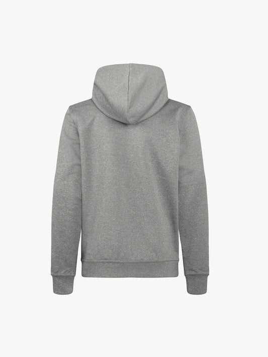 Clique Basic Active Hoody Junior - Grijsmelange Hoodie Junior Clique