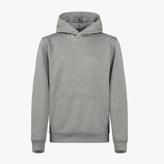 Clique Basic Active Hoody Junior - Grijsmelange Hoodie Junior Clique 90/100
