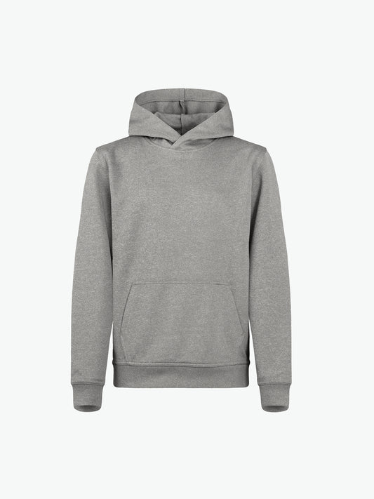 Clique Basic Active Hoody Junior - Grijsmelange Hoodie Junior Clique 90/100