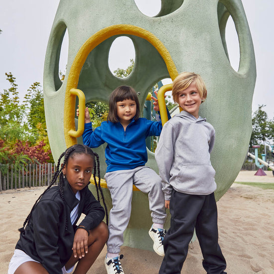 Clique Basic Active Hoody Junior - Kobalt Hoodie Junior Clique