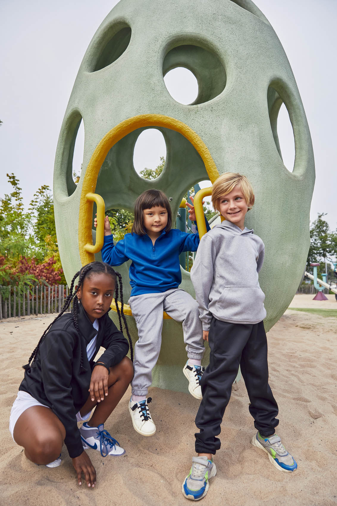 Clique Basic Active Hoody Junior - Kobalt Hoodie Junior Clique