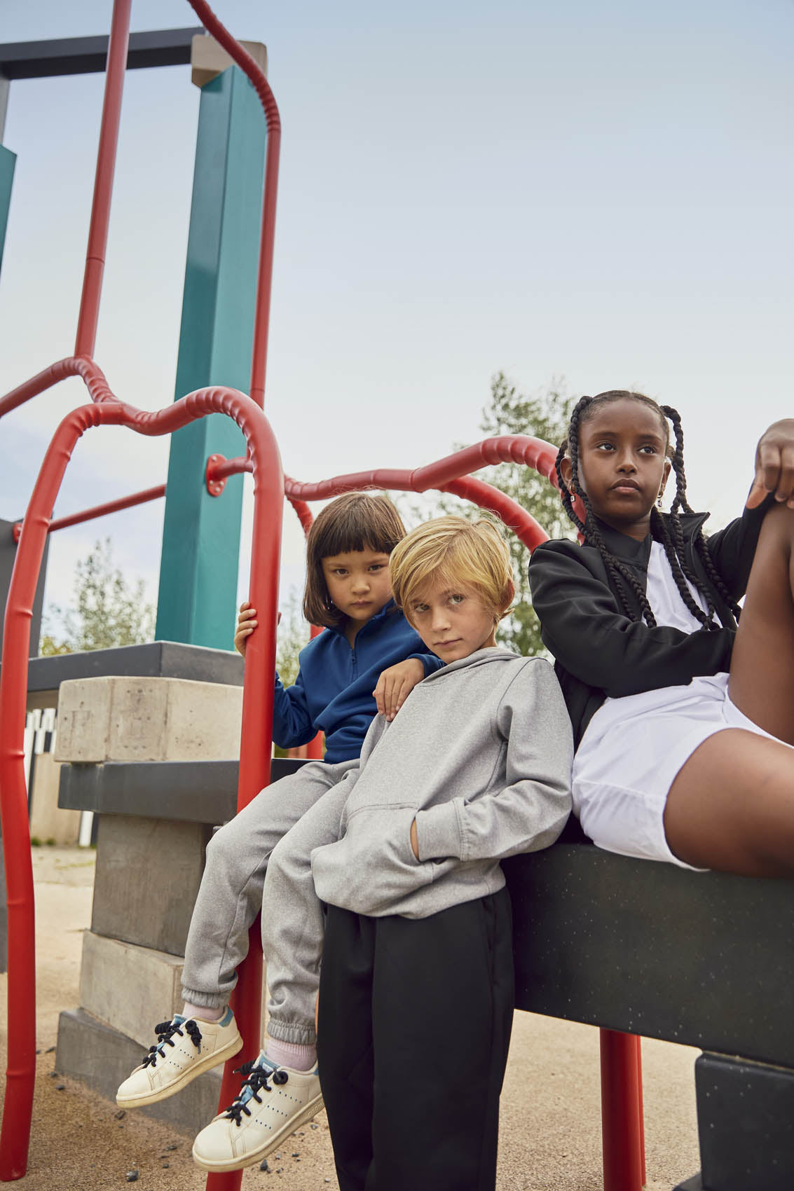 Clique Basic Active Hoody Junior - Kobalt Hoodie Junior Clique