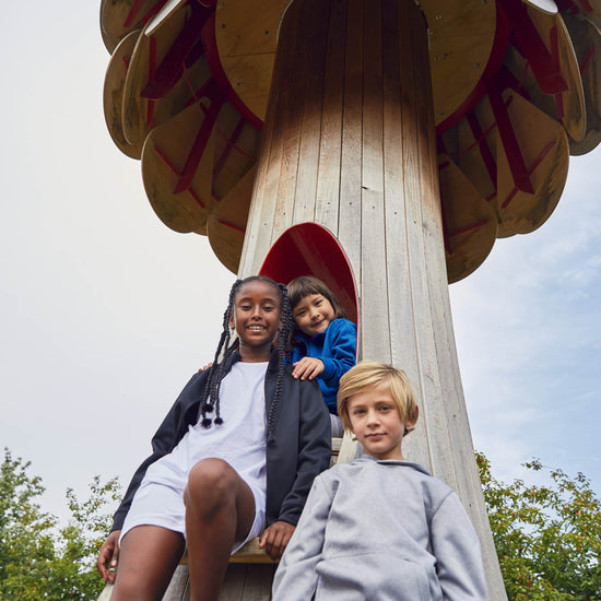 Clique Basic Active Hoody Junior - Grijsmelange Hoodie Junior Clique