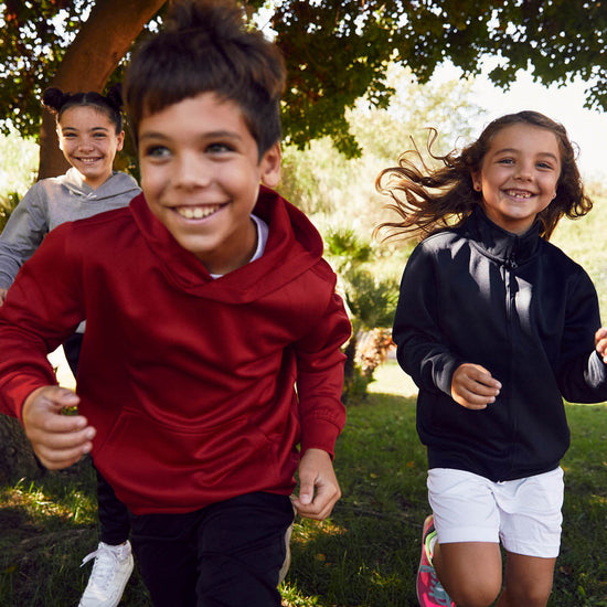 Clique Basic Active Hoody Junior - Zwart Hoodie Junior Clique