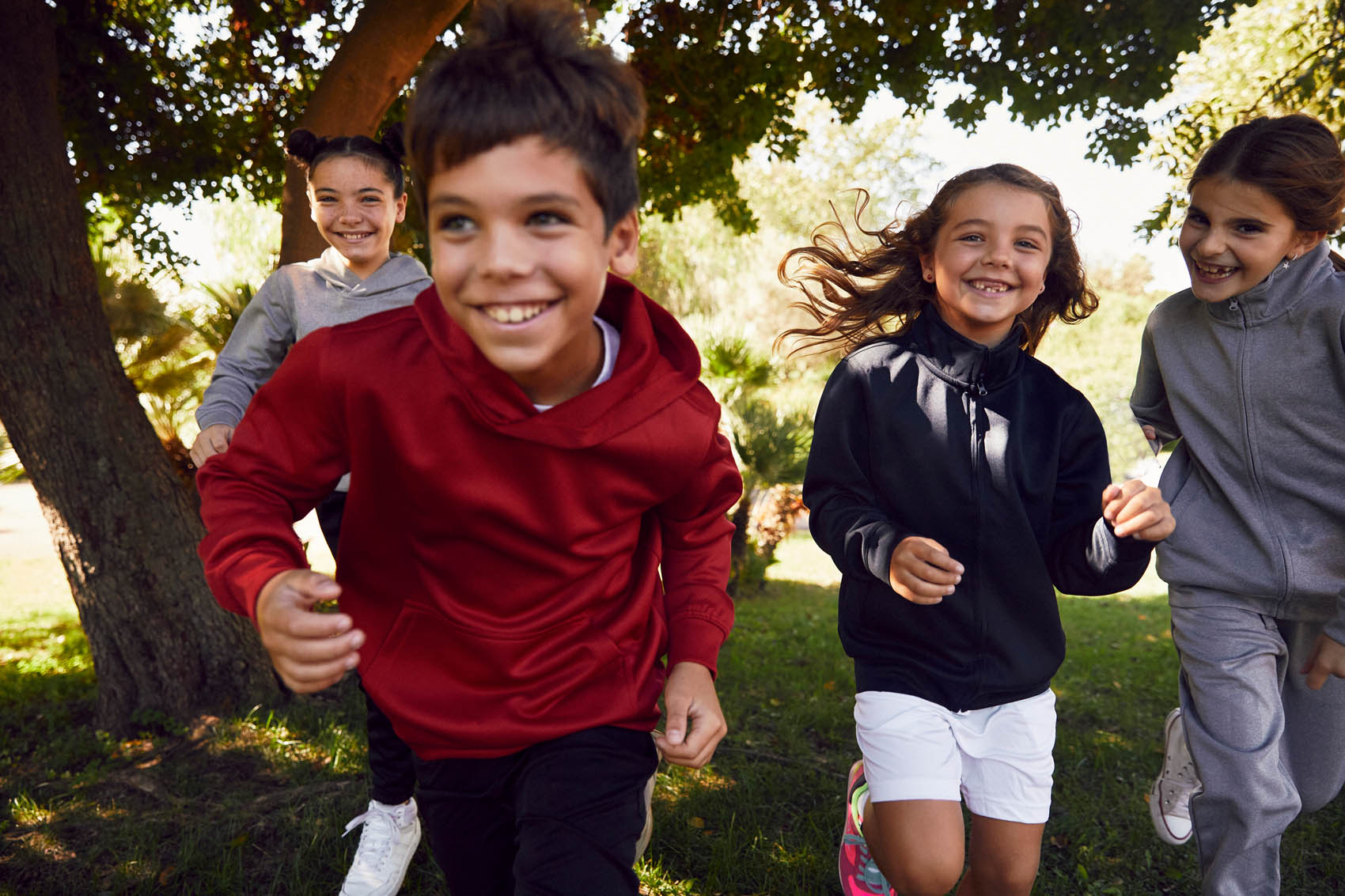 Clique Basic Active Cardigan Junior - Grijsmelange Vest Junior Clique