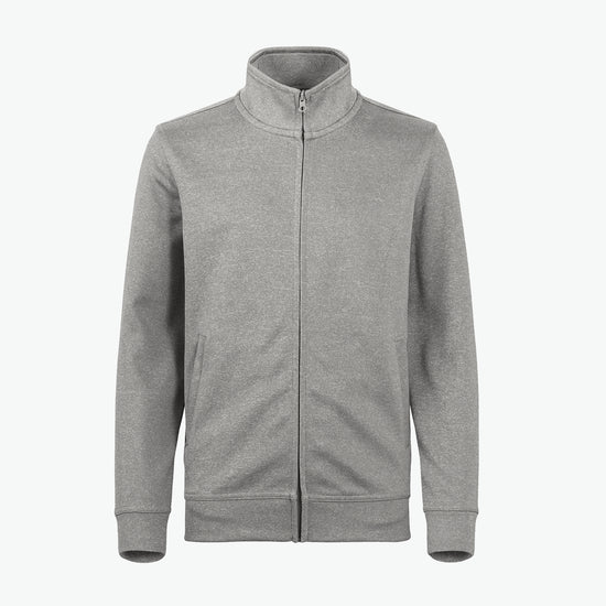 Clique Basic Active Cardigan Junior - Grijsmelange Vest Junior Clique 90/100
