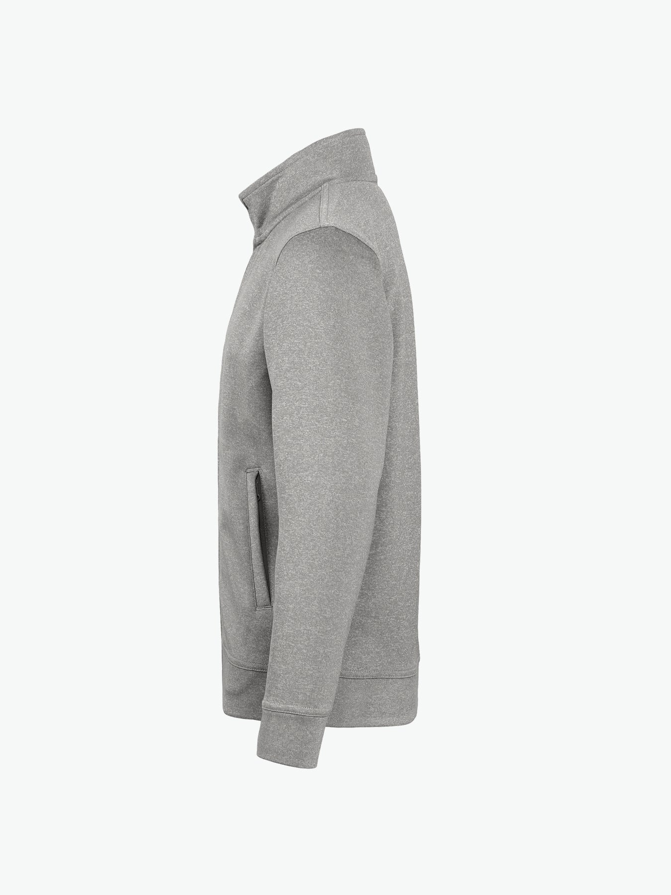 Clique Basic Active Cardigan Junior - Grijsmelange Vest Junior Clique