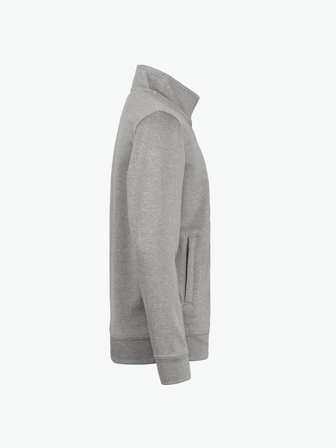 Clique Basic Active Cardigan Junior - Grijsmelange Vest Junior Clique