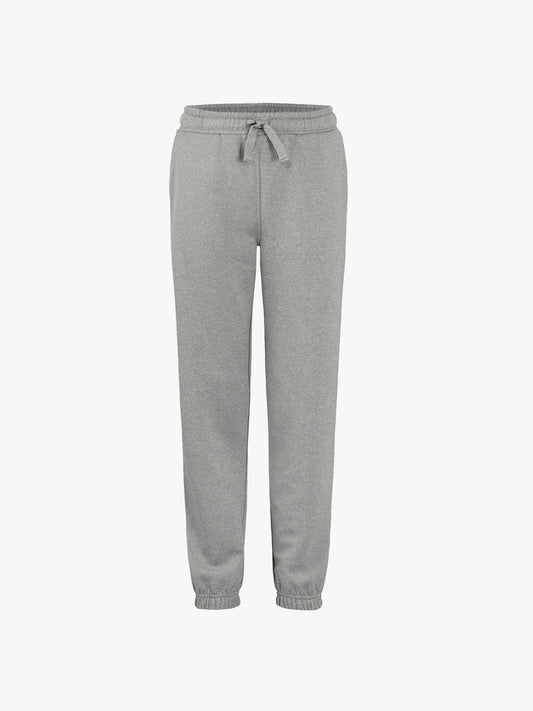 Clique Basic Active Pants Junior - Grijsmelange Lange Broek Junior Clique 90/100
