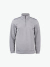 Clique Basic Active Half Zip Junior - Grijsmelange Sweater Junior Clique 90/100