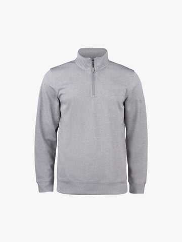 Clique Basic Active Half Zip Junior - Grijsmelange Sweater Junior Clique 90/100