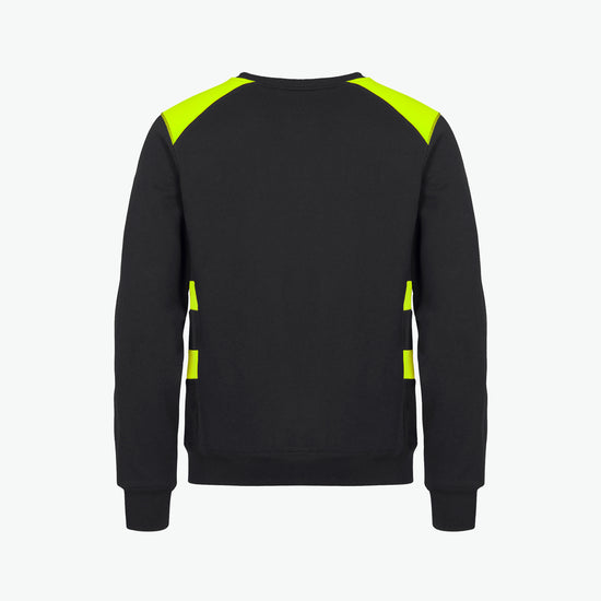 Clique Ambition Roundneck - Signaalgeel Sweater Clique XS