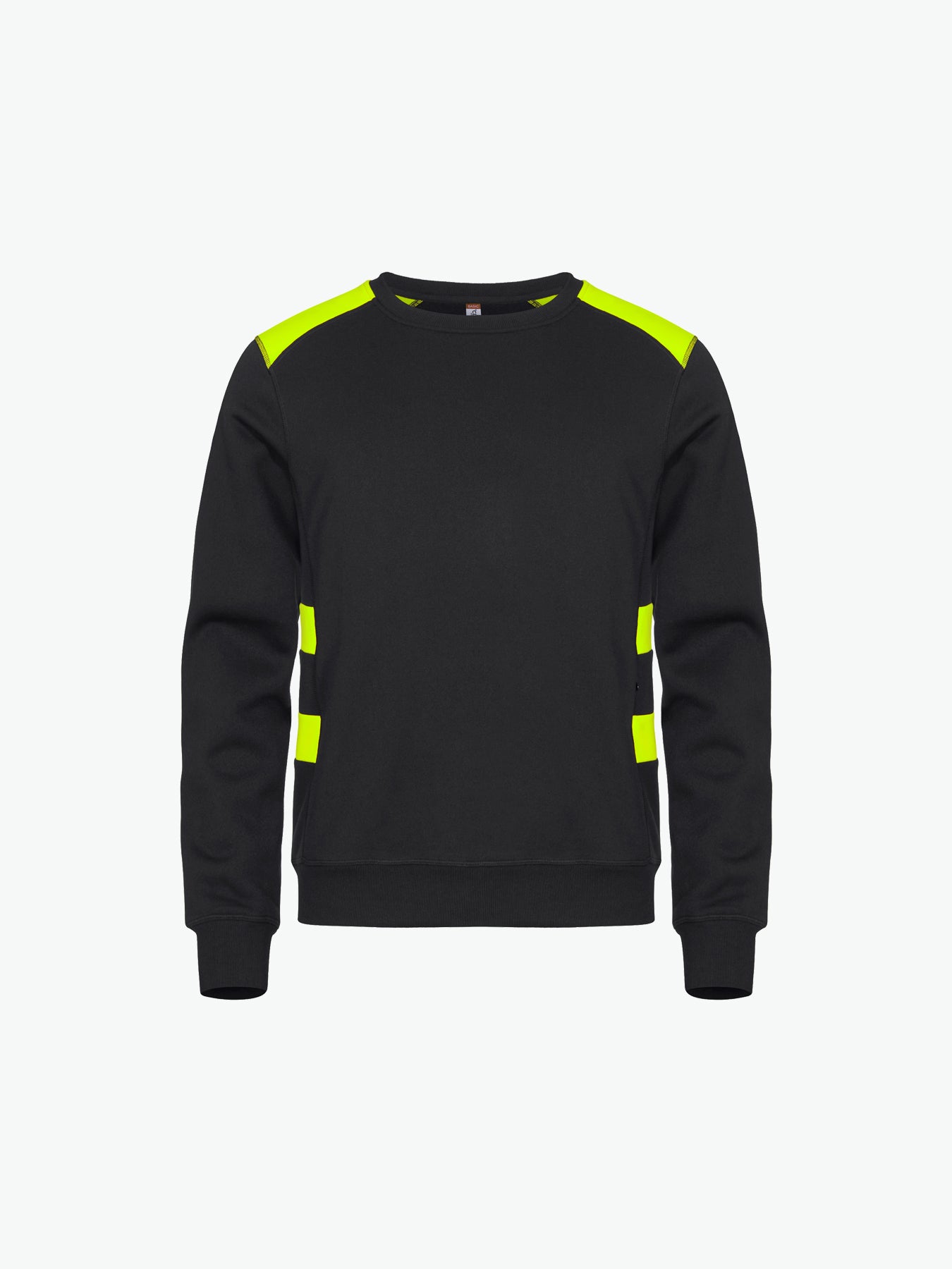 Clique Ambition Roundneck - Signaalgeel Sweater Clique