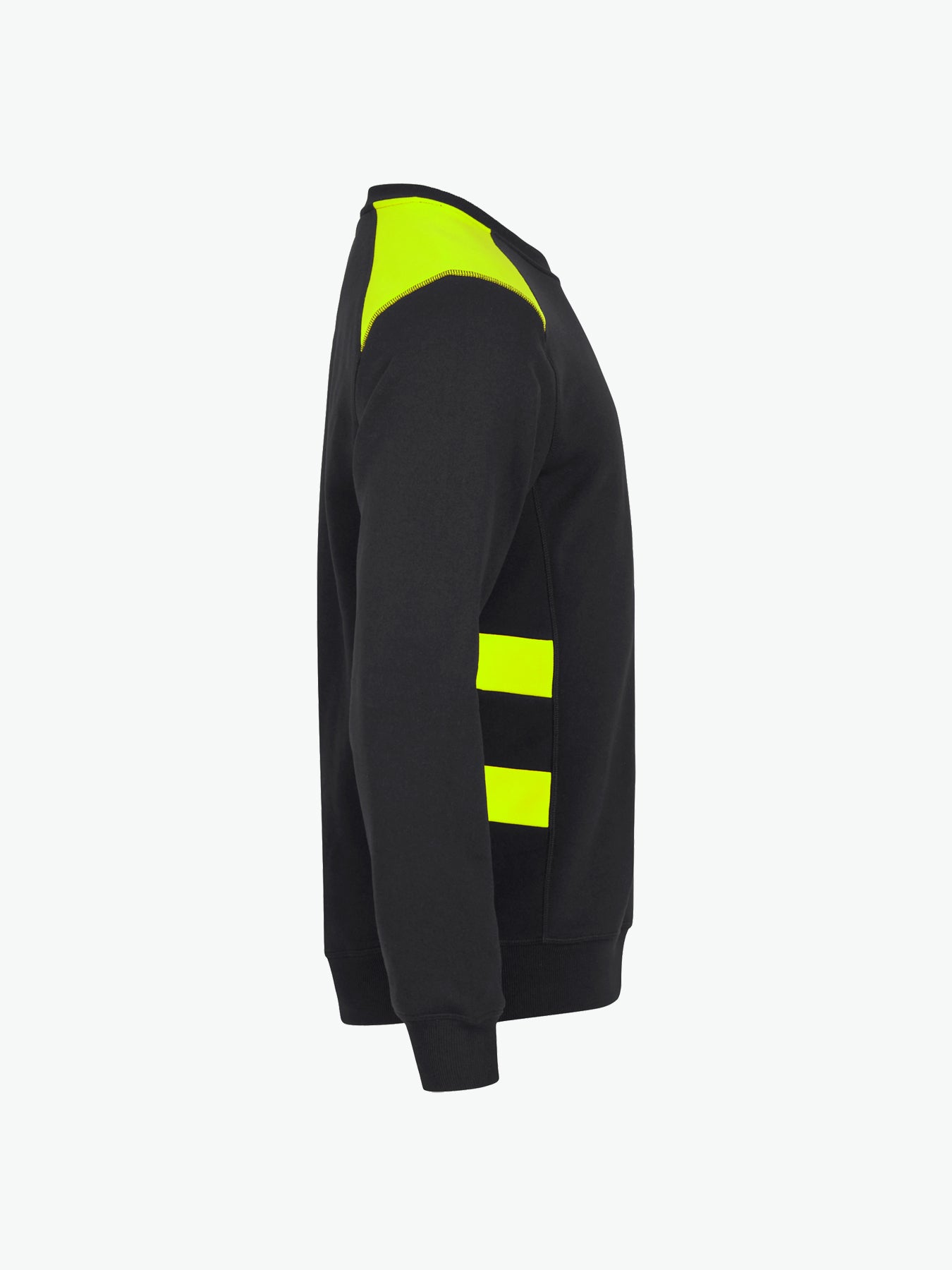 Clique Ambition Roundneck - Signaalgeel Sweater Clique