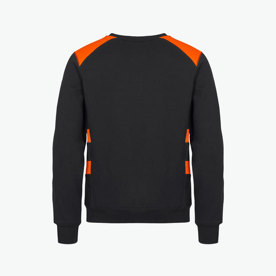 Clique Ambition Roundneck - Signaaloranje Sweater Clique