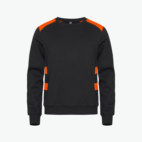 Clique Ambition Roundneck - Signaaloranje Sweater Clique XS