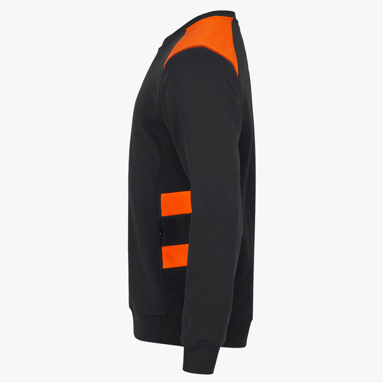 Clique Ambition Roundneck - Signaaloranje Sweater Clique