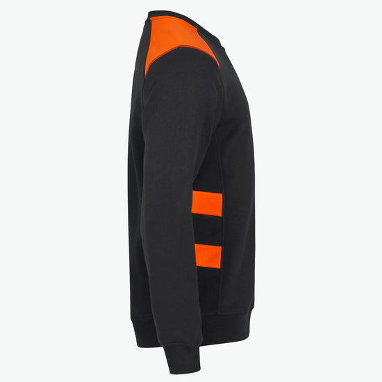 Clique Ambition Roundneck - Signaaloranje Sweater Clique