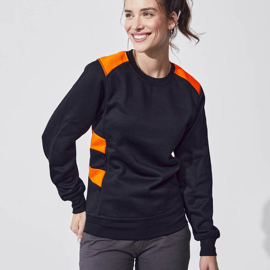 Clique Ambition Roundneck - Signaalgeel Sweater Clique