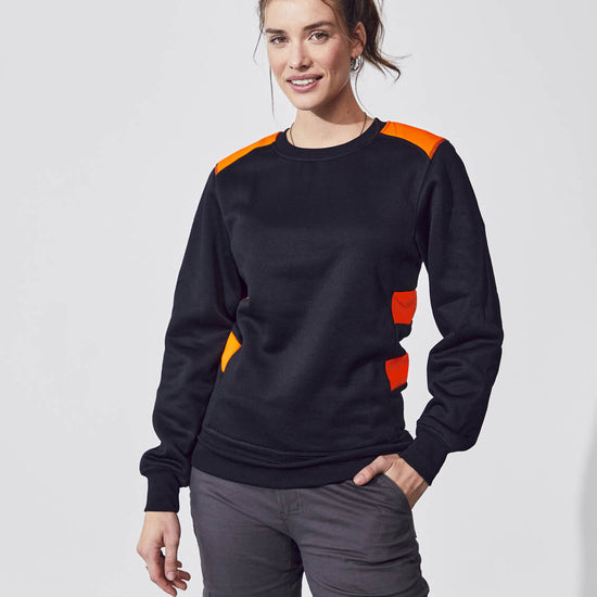 Clique Ambition Roundneck - Signaalgeel Sweater Clique