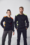 Clique Ambition Roundneck - Signaalgeel Sweater Clique