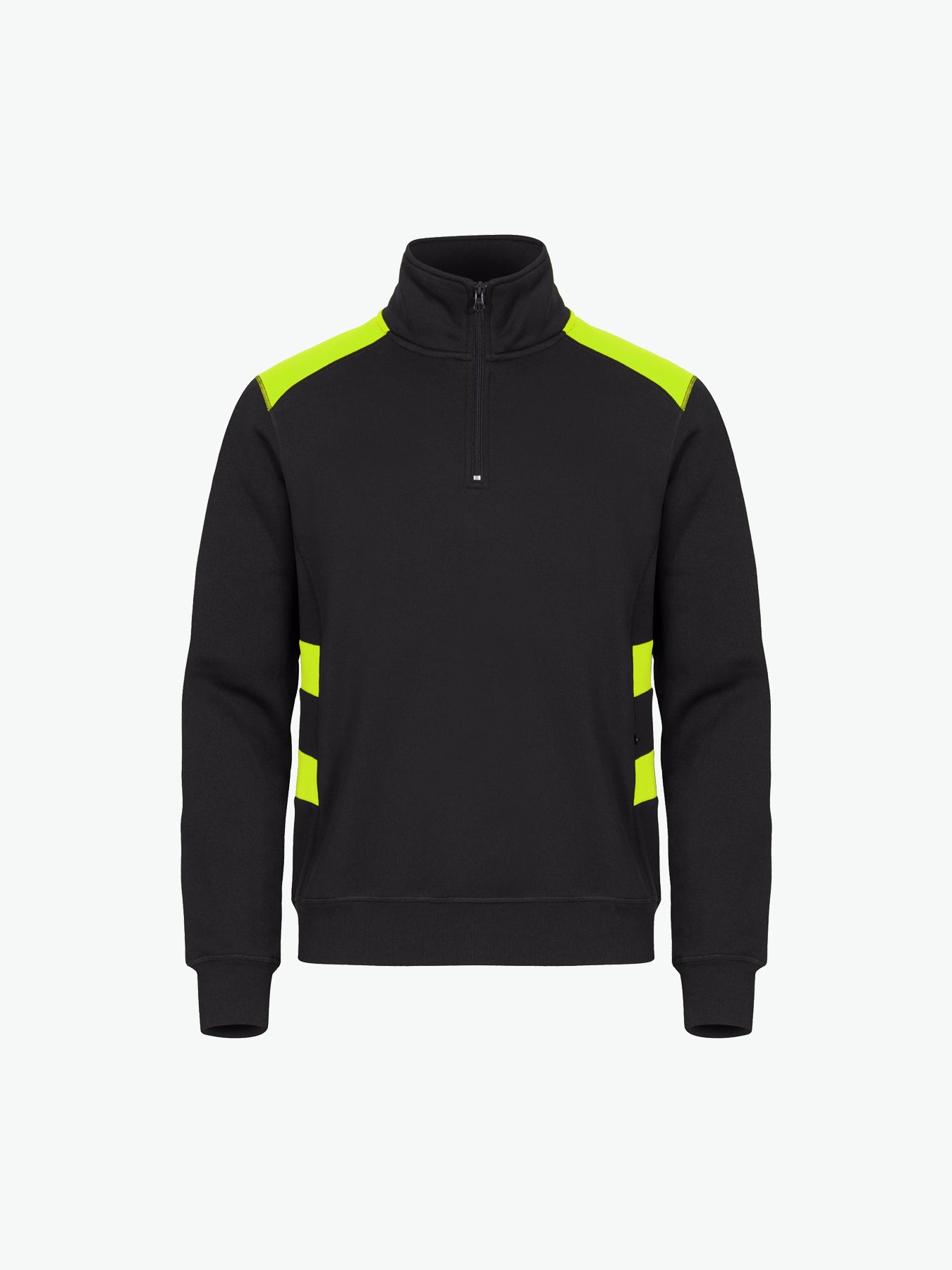 Clique Ambition Half Zip - Signaalgeel Sweater Clique XS